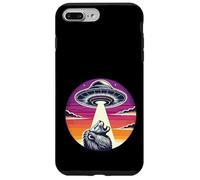 Il grande gatto del leone ha rapito il rapimento dello spazio esterno della navicella spaziale aliena Custodia per iPhone 7 Plus/8 Plus