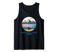 Il Grande Lago salato Utah Bisonte gabbiani SLC Acqua Wildlife Canotta