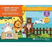 Il Grande miscuglio delle stagioni. Storia kamishibai. Ediz. italiana e inglese. Con QR code per traduzioni (FR/DE/ES) e materiali didattici stampabili. Con burattini di cartoncino. Con flashcards