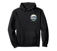 Il Grande Salt Lake Trail Utah Pocket Logo Felpa con Cappuccio