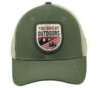 Il Grande Spazio Aperto Cappello Trucker Mesh Snapback Oliva Per Adulti