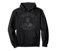 Il Grande Stoico Marco Aurelio - Vintage Felpa con Cappuccio