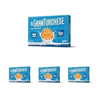 Il GranTurchese - Biscotti Frollini con Buchi, Farina Italiana, Packaging con Carta Certificata FSC da 400g, 6 Confezioni Salvafreschezza (Confezione da 4)