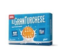 Il GranTurchese - Biscotti Frollini con Buchi, Farina Italiana, Packaging con Carta Certificata FSC da 800g, 12 Confezioni Salvafreschezza