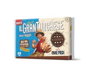 Il GranTurchese Cacao e Cioccolato One Piece, Senza Lattosio | Biscotti Frollini con Buchi Edizione Limitata, Confezione con Carta Certificata FSC da 340g, Contiene da 6 pacchetti da 57 g