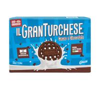 Il Granturchese Cioccolato, Biscotti Frollini al Cacao con Gocce di Cioccolato in Confezioni Salvafreschezza per Colussi 340g