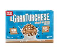 Il Granturchese Integrale, Biscotti Frollini Integrali con Gocce di Cioccolato in Confezioni Salvafreschezza per Colussi 340g