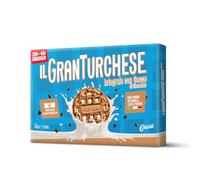 Il GranTurchese Integrale con Gocce di Cioccolato - Biscotti Frollini con Buchi, Farina Italiana, Packaging con Carta Certificata FSC da 340g, 6 Confezioni Salvafreschezza