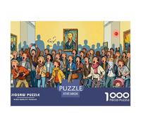 Il grido Puzzle in Legno Impermeabile DIY Puzzles Da 1000 Pezzi Regali Per Adulti Sfidanti E Rompicapo Giochi Di Impegnativi
