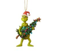 Il Grinch Dr. Seuss Di Jim Shore Grinch Che Tiene L'ornamento Dell'albero 33970
