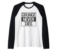 Il Grunge Non Muore mai - Musica retrò Maglia con Maniche Raglan