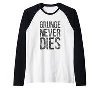 Il Grunge Non Muore mai - Musica retrò Maglia con Maniche Raglan