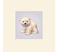 Il Gruppo Art John Butler (Polar Bear) - Formato 30 x 30 cm, Carta, Multicolore, 30 x 30 x 1.3 cm