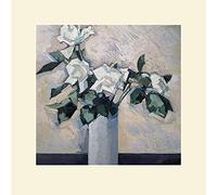 Il Gruppo Art Paul Donaghy (White Roses) - Formato 40 x 40 cm, Carta, Multicolore, 40 x 40 x 1.3 cm