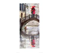 Il Gruppo Art Richard Macneil (Canal Bridge) - Stampa Artistica 50 x 100 cm, Carta, Multicolore, 50 x 100 x 1.3 cm
