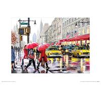 Il Gruppo Art Richard Macneil (New York Shoppers) - Stampa Artistica 30 x 40 cm, Carta, Multicolore, 30 x 40 x 1.3 cm