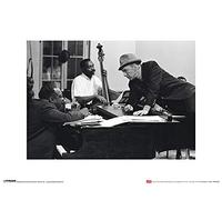 Il Gruppo Art Time Life (Frank Sinatra-Piano) - Stampa Artistica 30 x 40 cm, Carta, Multi-Colour, 30 x 40 x 1.3 cm
