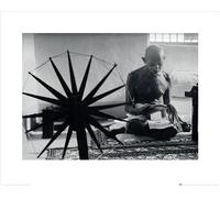 Il Gruppo Art Time Life (Gandhi) - Stampa Artistica 40 x 50 cm, Carta, Multicolore, 40 x 50 x 1.3 cm
