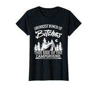 Il Gruppo di puttane più Ubriaco da Questo Lato del Campeggio Maglietta