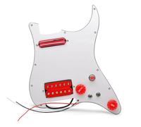 Il Gruppo Piastra Di Protezione Per Pickup Per Chitarra Elettrica Alnico È Adatto Per Pickup Magnetici HH(Red)