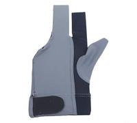 Il guanto da biliardo dal design strategico offre una vestibilità di supporto pur consentendo flessibilità durante il gioco intenso (grigio nero)