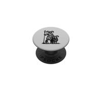 Il guardiano demoniaco Azazel e il suo compagno di capra PopSockets PopGrip Adesivo