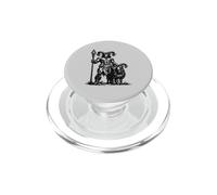 Il guardiano demoniaco Azazel e il suo compagno di capra PopSockets PopGrip per MagSafe