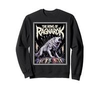Il Guerriero della Mitologia del Lupo norreno Vichingo di Ragnarok Felpa