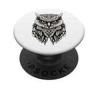Il Gufo Animale Guida Tatuaggio Tribale PopSockets PopGrip Adesivo