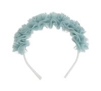 Il Gufo - Fascia per capelli in tulle con dettaglio a balze - -Accessories -Donna -Blu -ONE SIZE