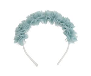 Il Gufo - Fascia per capelli in tulle con dettaglio a balze - - Accessories - Donna - Blu - ONE SIZE