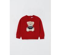 IL GUFO Maglia di lana con Orso 3 Rosso