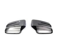Il guscio specchietto laterale Compatibile Con Benz Per CLA Classe C117 X156 2014-2018 Per GLK X204 2009-2015 Copertura Alloggiamento Specchietto Retrovisore Esterno Auto In Carbonio(Black C)