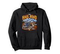 Il Haul Road Dalton Highway Alaska Felpa con Cappuccio