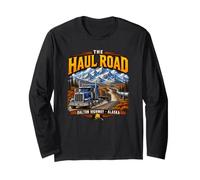Il Haul Road Dalton Highway Alaska Maglia a Manica