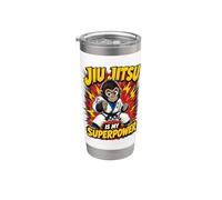 Il Jiu-jitsu Divertente È Il Mio Superpotere Bjj Gorilla Bicchiere termico in acciaio inox doppia parete