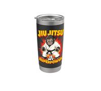 Il Jiu-jitsu È Il Mio Superpotere: Bjj Grappling Gorilla Bicchiere termico in acciaio inox doppia parete