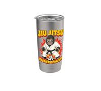 Il Jiu-jitsu È Il Mio Superpotere: Bjj Grappling Gorilla Bicchiere termico in acciaio inox doppia parete