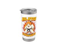 Il Jiu-jitsu È Il Mio Superpotere - Strong Grappling Cat Bicchiere termico in acciaio inox doppia parete