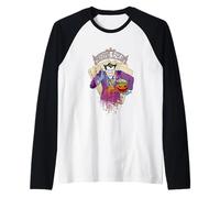 Il Joker Halloween Design Arkham Asylum Maglia con Maniche Raglan