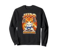Il Judo È Il Mio Superpotere - Il Gatto Judoka Dell'anime Felpa