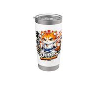 Il Judo È Il Mio Superpotere: Lotta Corpo A Corpo E Il Gatto Bicchiere termico in acciaio inox doppia parete