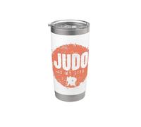 Il judo è la mia vita Bicchiere termico in acciaio inox doppia parete