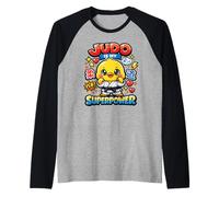 Il Judo Otaku È Il Mio Superpotere - Una Graziosa Judoka Maglia con Maniche Raglan