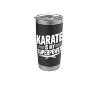 Il Karate è il mio superpotere Bicchiere termico in acciaio inox doppia parete