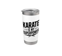 Il Karate è il mio superpotere Bicchiere termico in acciaio inox doppia parete