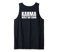 Il Karma di Backprint Regola già la spiritualità Canotta