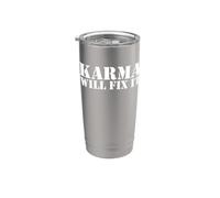 Il karma lo risolverà Meditazione Bicchiere termico in acciaio inox doppia parete