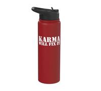 Il karma lo risolverà Meditazione Stainless Steel Insulated Water Bottle