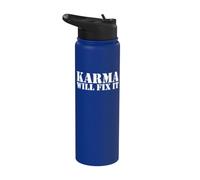 Il karma lo risolverà Meditazione Stainless Steel Insulated Water Bottle